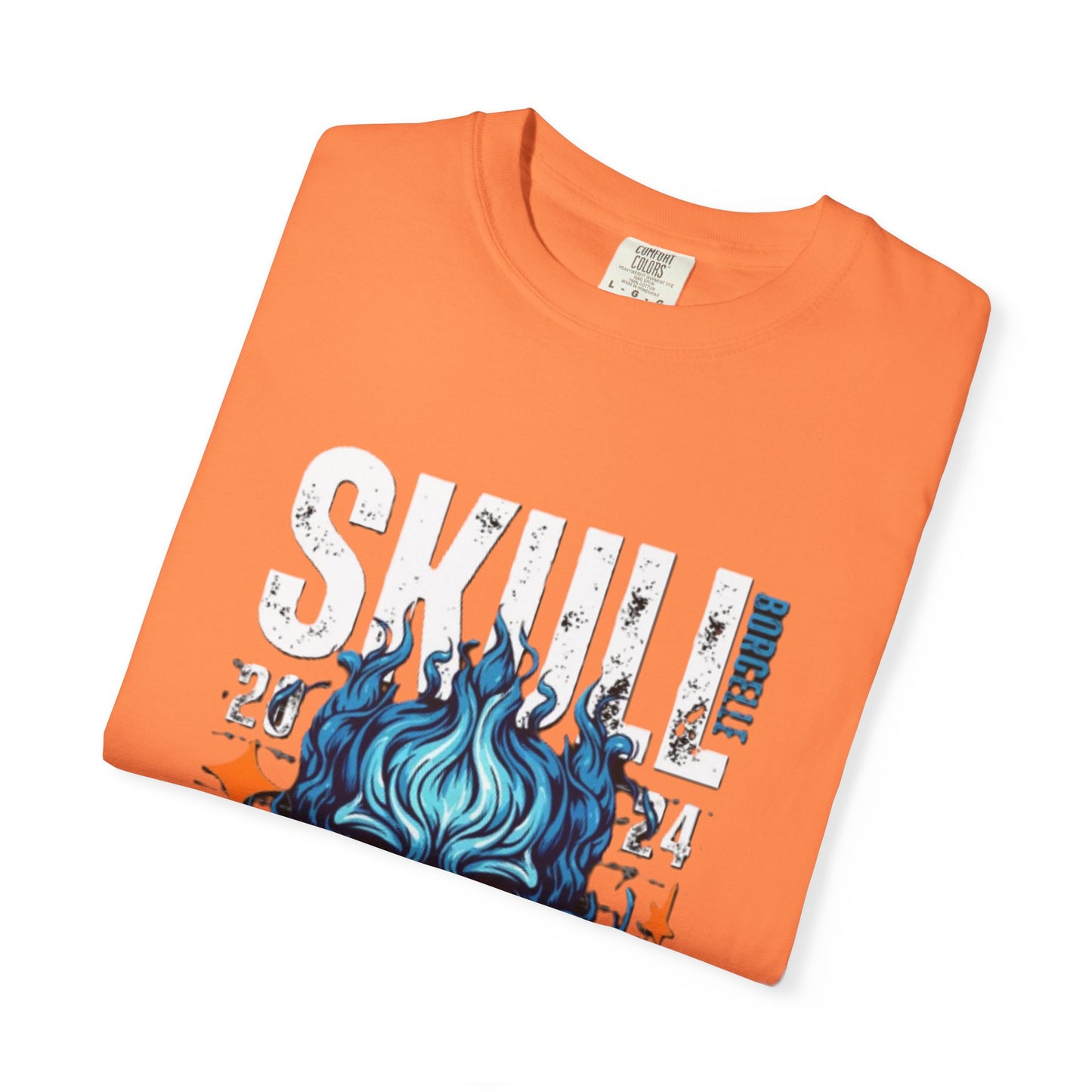 Skull Fire T-Shirt | Edgy Graphic Tee for Casual Wear, Perfect for Halloween, Music Festivals, Gift for Him/Her, Skull Lovers