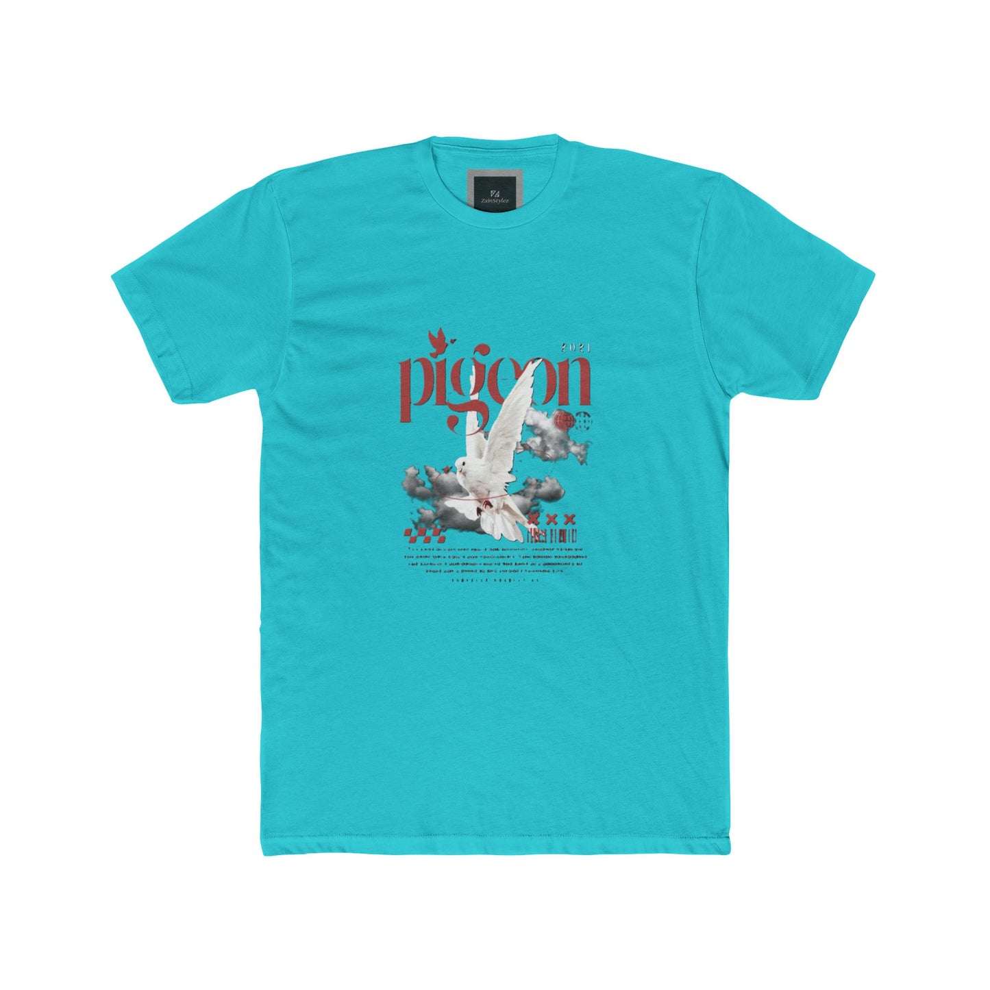 Cotton Tee - Pigeon Graphics Design