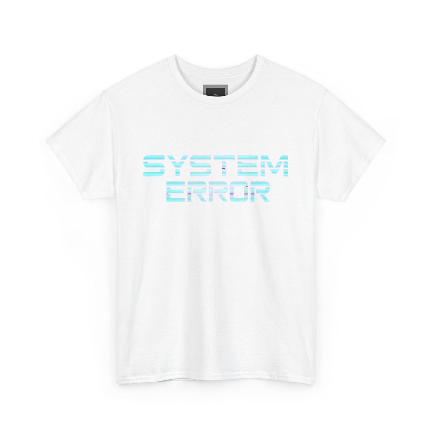 System Error Heavy Cotton Tee, Retro Graphic Shirt, Tech Humor Tee, Casual Everyday Wear, Gift for Geeks, Unique Statement T-Shirt