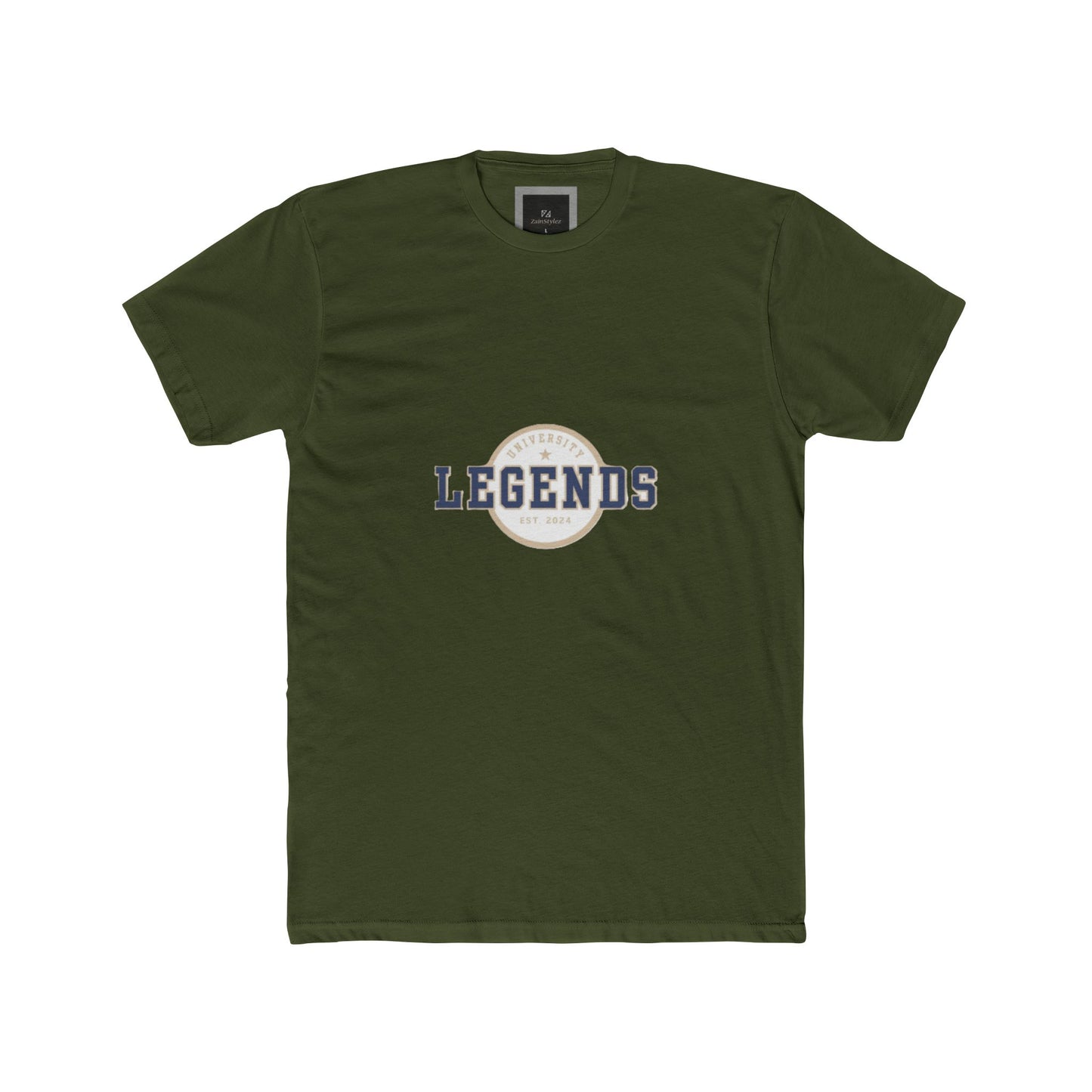 Legends Cotton Crew Tee, Casual Graphic Tee, Sports Fan Shirt, Gift for Him, Vintage Style T-shirt