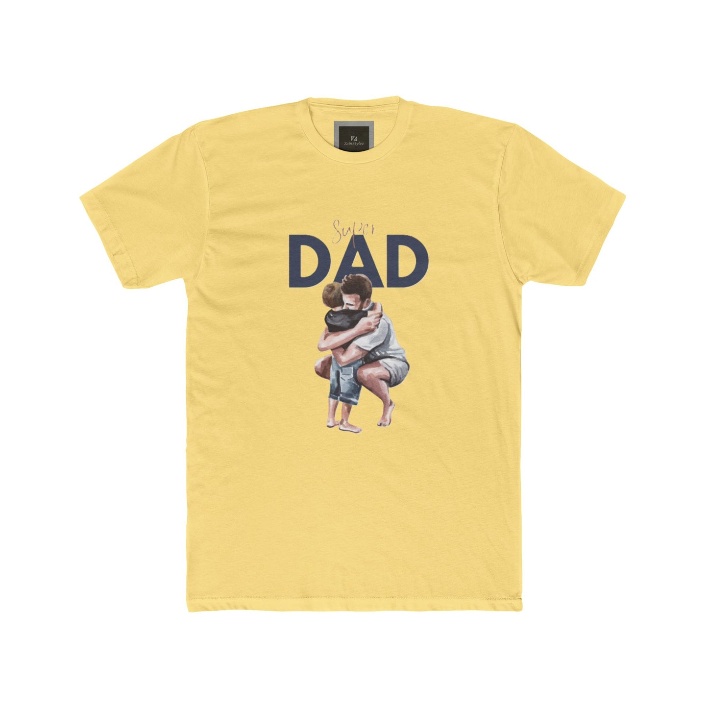 Super Dad Cotton Crew Tee - Father's Day Gift, Family T-Shirt, Gift for Dad, Casual Wear, Parent Shirt