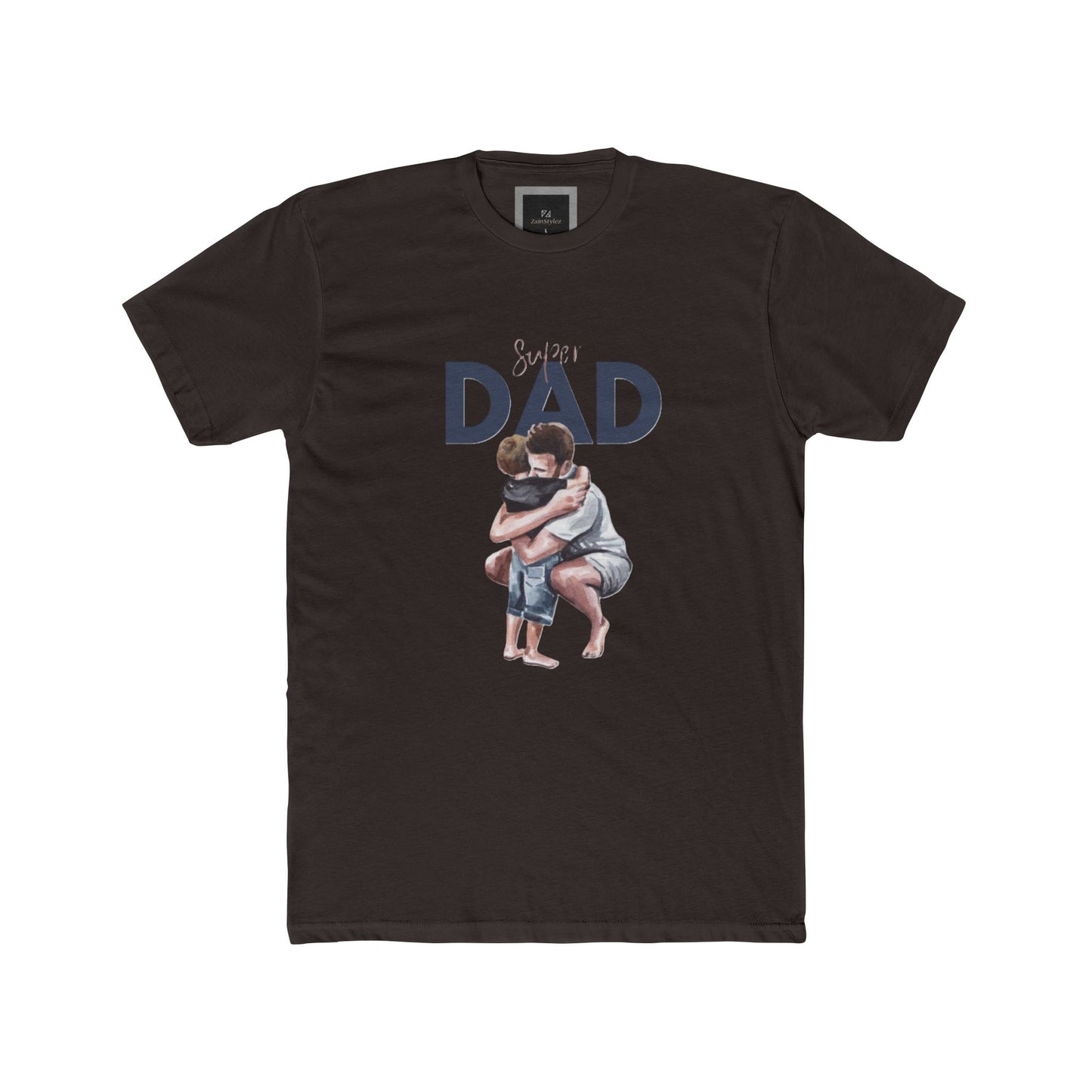 Super Dad Cotton Crew Tee - Father's Day Gift, Family T-Shirt, Gift for Dad, Casual Wear, Parent Shirt