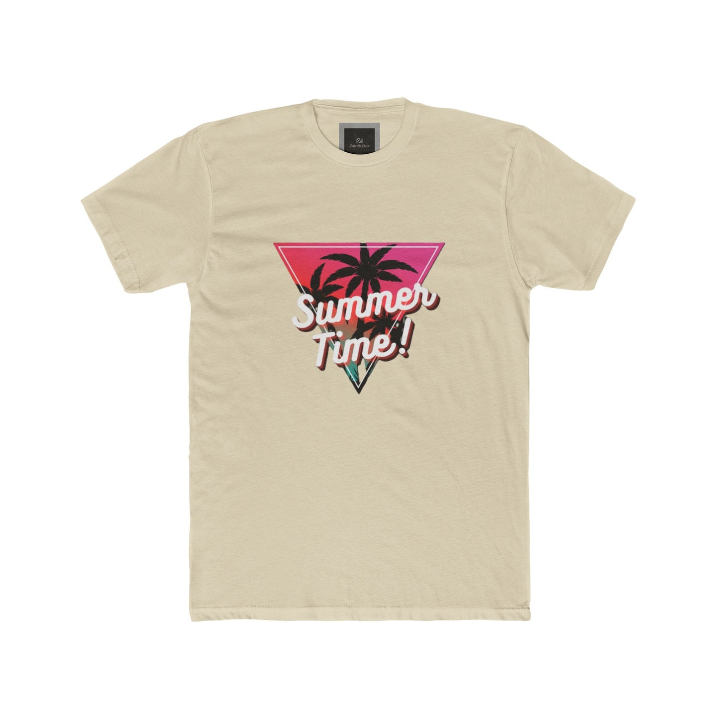Summer Time Cotton Crew Tee