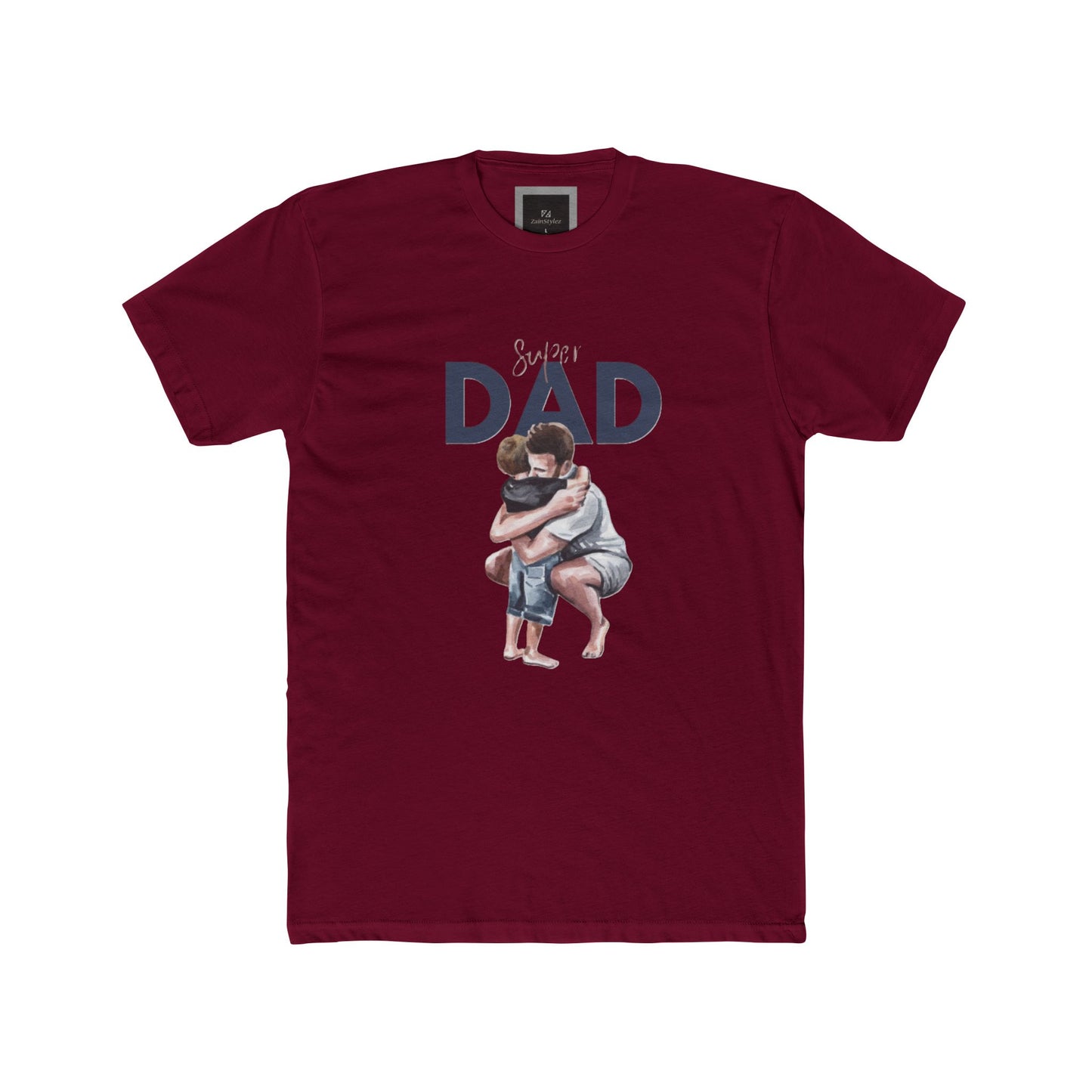 Super Dad Cotton Crew Tee - Father's Day Gift, Family T-Shirt, Gift for Dad, Casual Wear, Parent Shirt