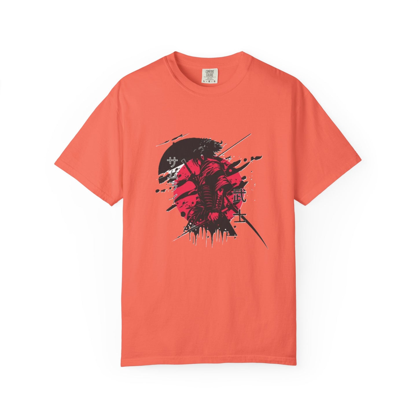 Garment-Dyed Graphic Tee, Artistic Casual Wear for Nature Lovers, Cool Summer Tee, Unique Gift for Art Enthusiasts, Streetwear