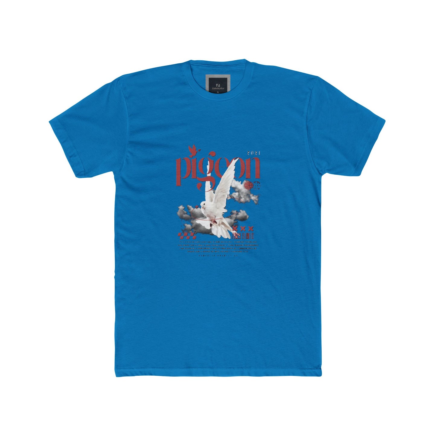 Cotton Tee - Pigeon Graphics Design