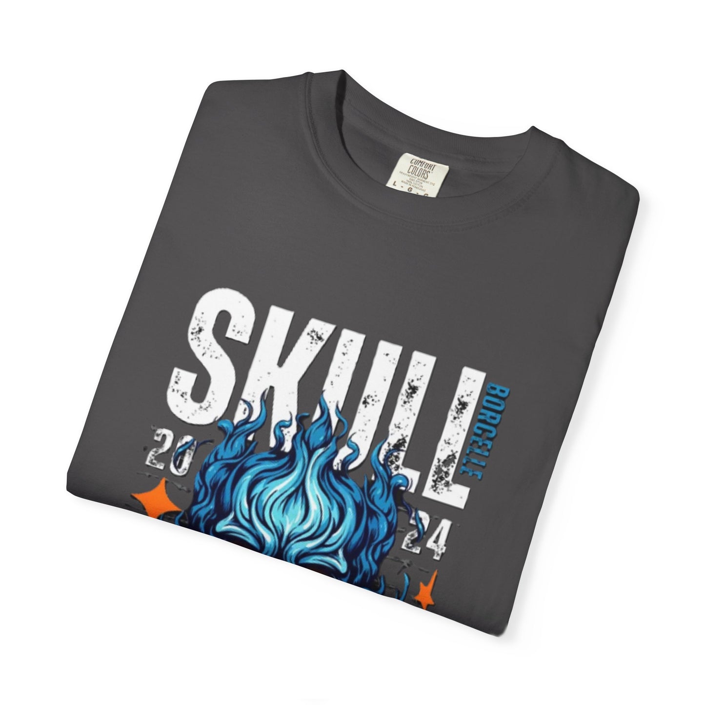 Skull Fire T-Shirt | Edgy Graphic Tee for Casual Wear, Perfect for Halloween, Music Festivals, Gift for Him/Her, Skull Lovers