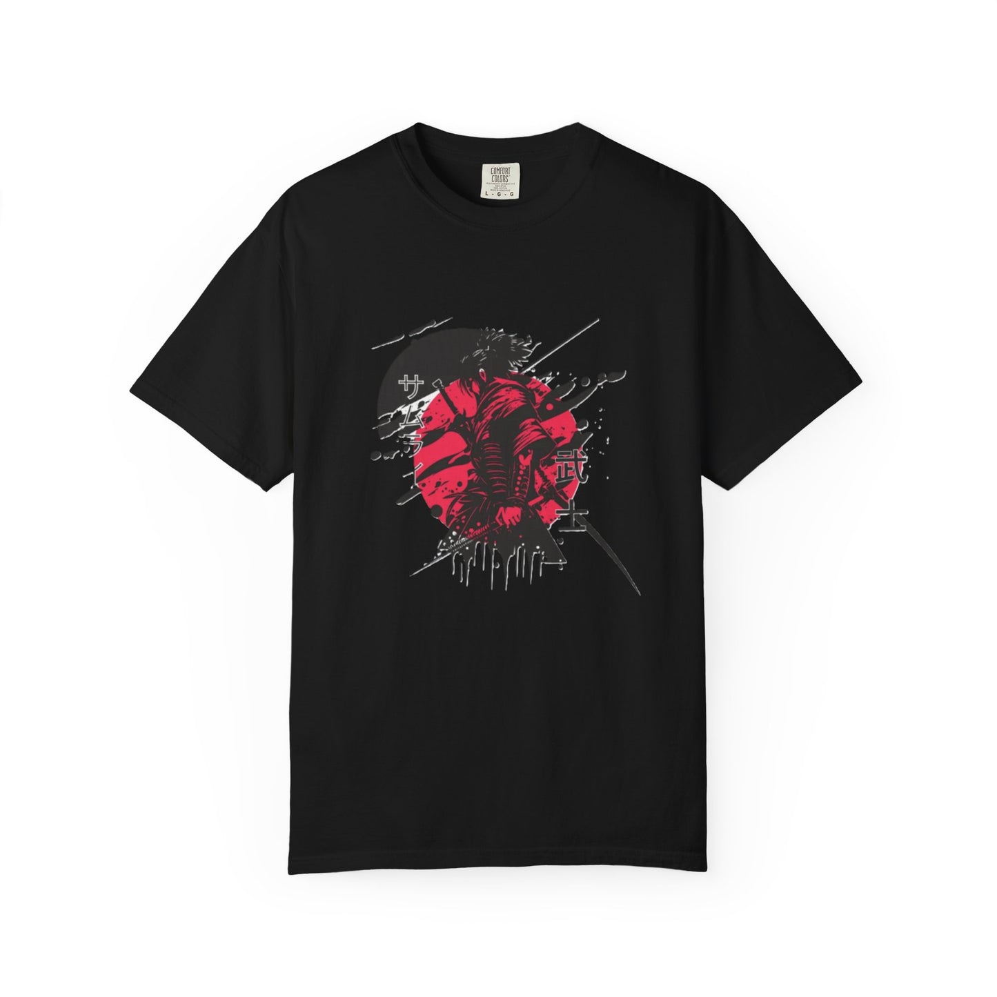 Garment-Dyed Graphic Tee, Artistic Casual Wear for Nature Lovers, Cool Summer Tee, Unique Gift for Art Enthusiasts, Streetwear