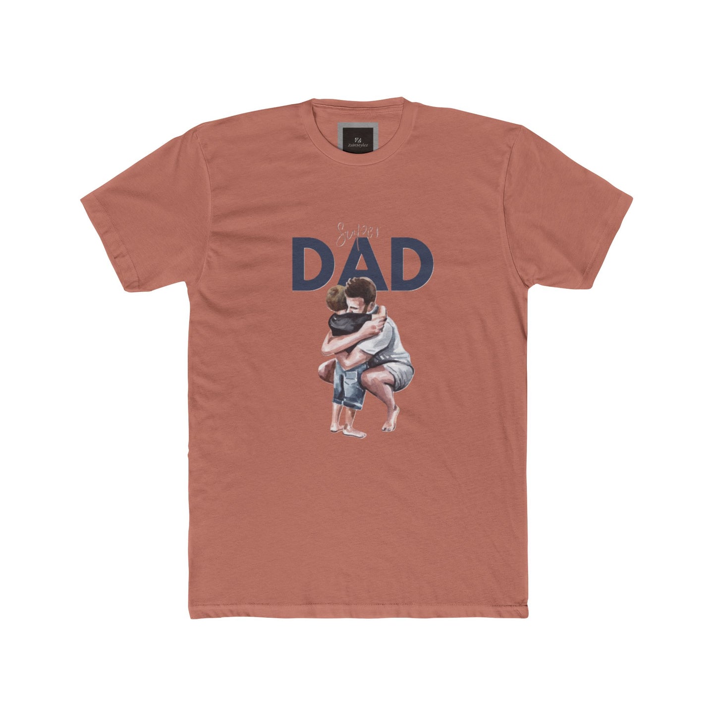 Super Dad Cotton Crew Tee - Father's Day Gift, Family T-Shirt, Gift for Dad, Casual Wear, Parent Shirt