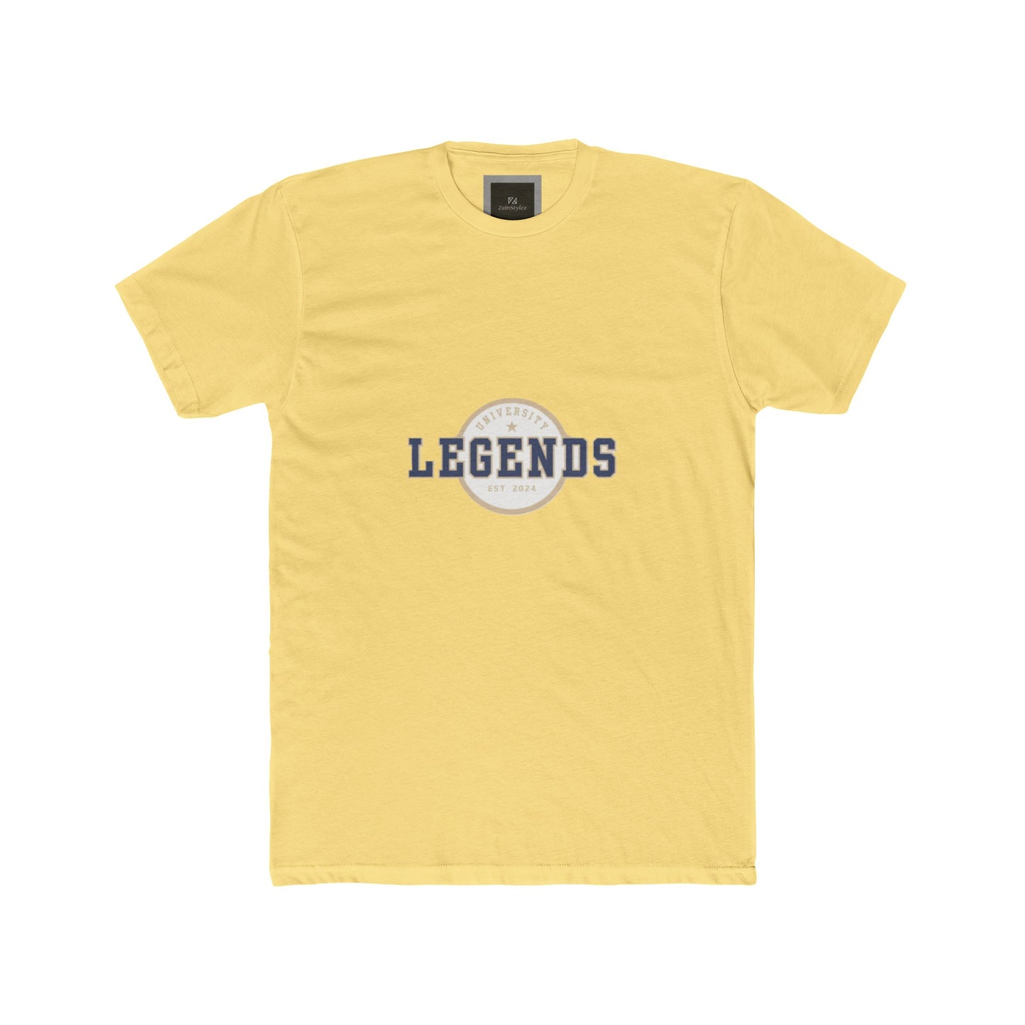 Legends Cotton Crew Tee, Casual Graphic Tee, Sports Fan Shirt, Gift for Him, Vintage Style T-shirt