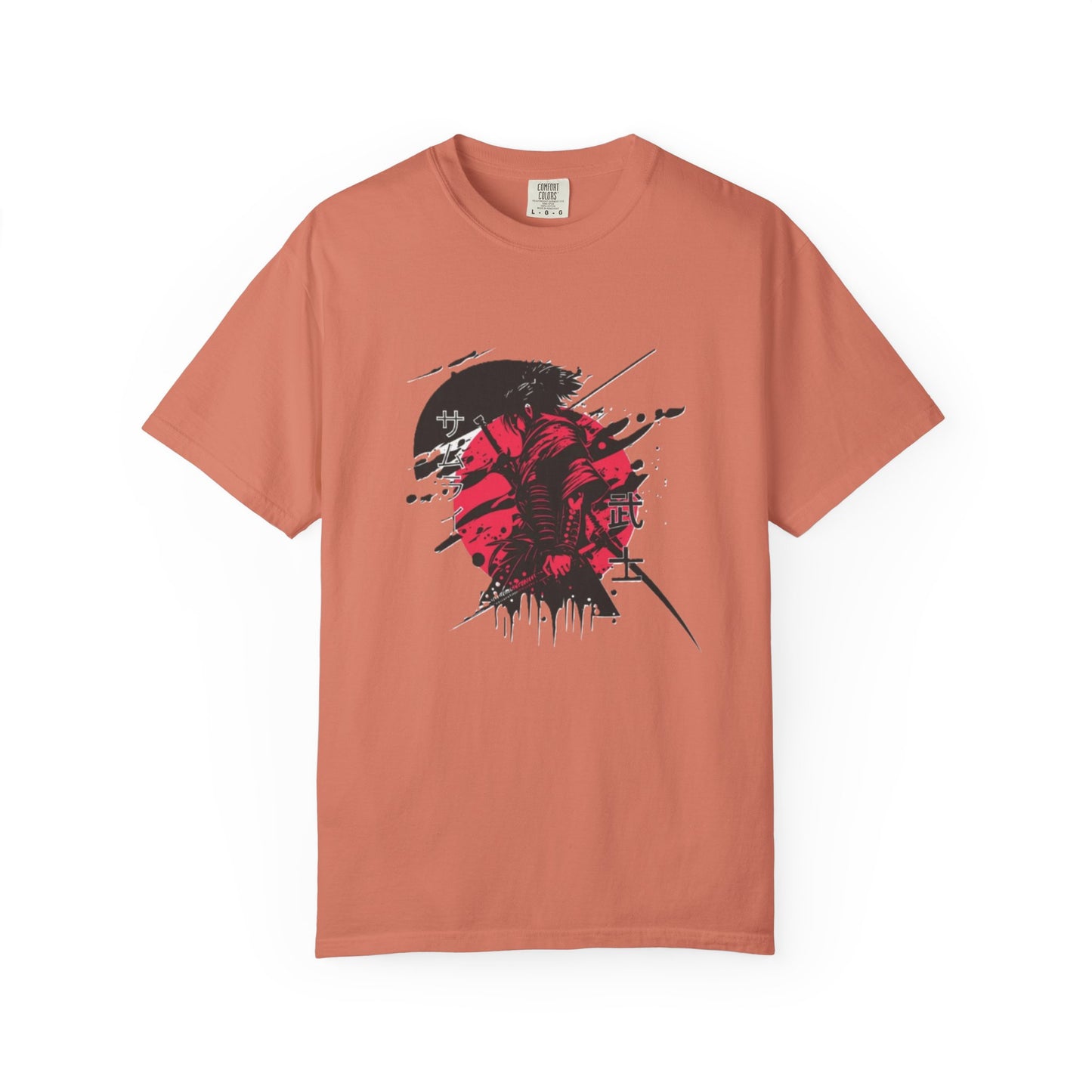 Garment-Dyed Graphic Tee, Artistic Casual Wear for Nature Lovers, Cool Summer Tee, Unique Gift for Art Enthusiasts, Streetwear