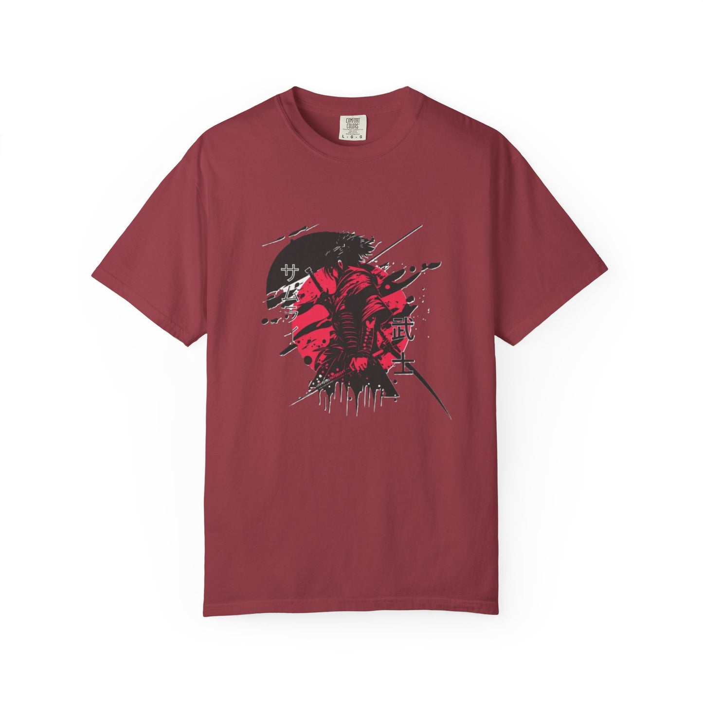 Garment-Dyed Graphic Tee, Artistic Casual Wear for Nature Lovers, Cool Summer Tee, Unique Gift for Art Enthusiasts, Streetwear