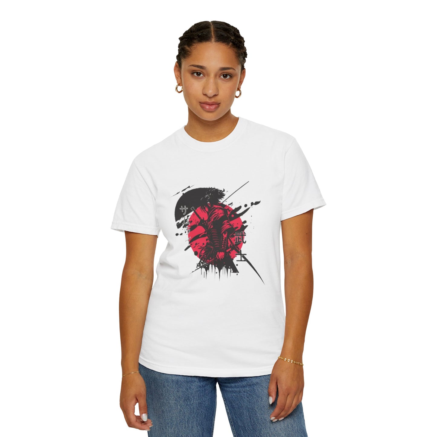 Garment-Dyed Graphic Tee, Artistic Casual Wear for Nature Lovers, Cool Summer Tee, Unique Gift for Art Enthusiasts, Streetwear