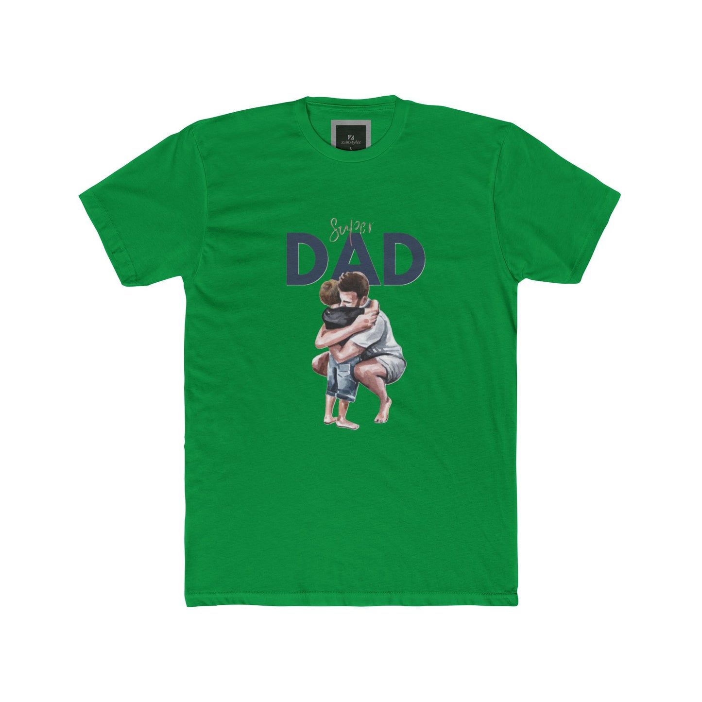 Super Dad Cotton Crew Tee - Father's Day Gift, Family T-Shirt, Gift for Dad, Casual Wear, Parent Shirt
