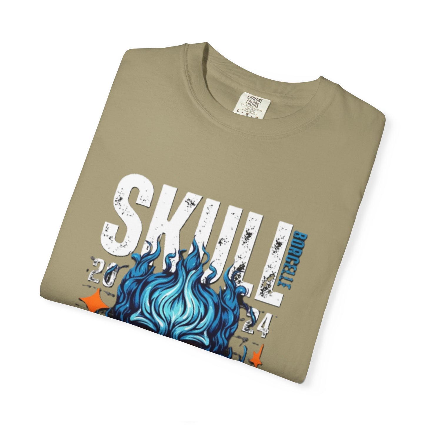 Skull Fire T-Shirt | Edgy Graphic Tee for Casual Wear, Perfect for Halloween, Music Festivals, Gift for Him/Her, Skull Lovers