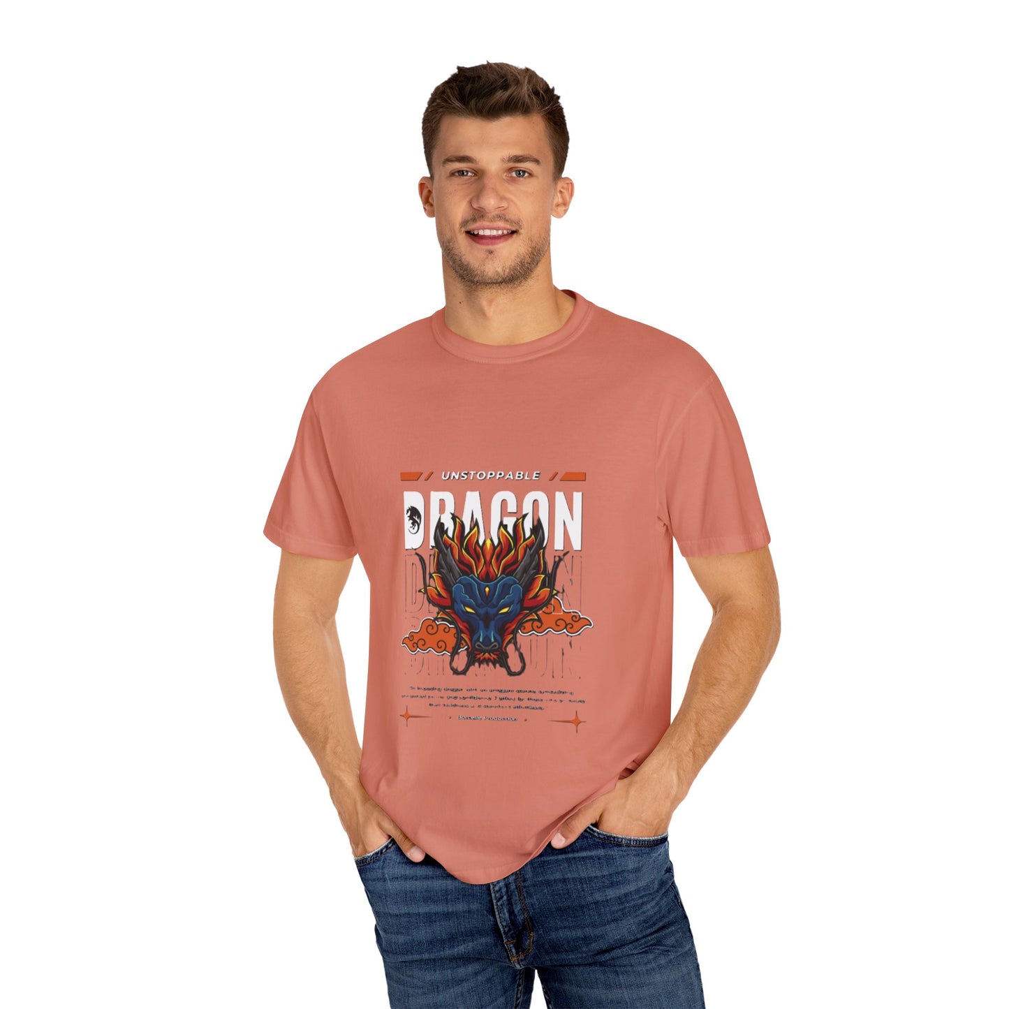 Unstoppable Dragon T-Shirt, Cool Graphic Tee, Gift for Anime Fans, Casual Wear, Unique Dragon Art, Streetwear Style