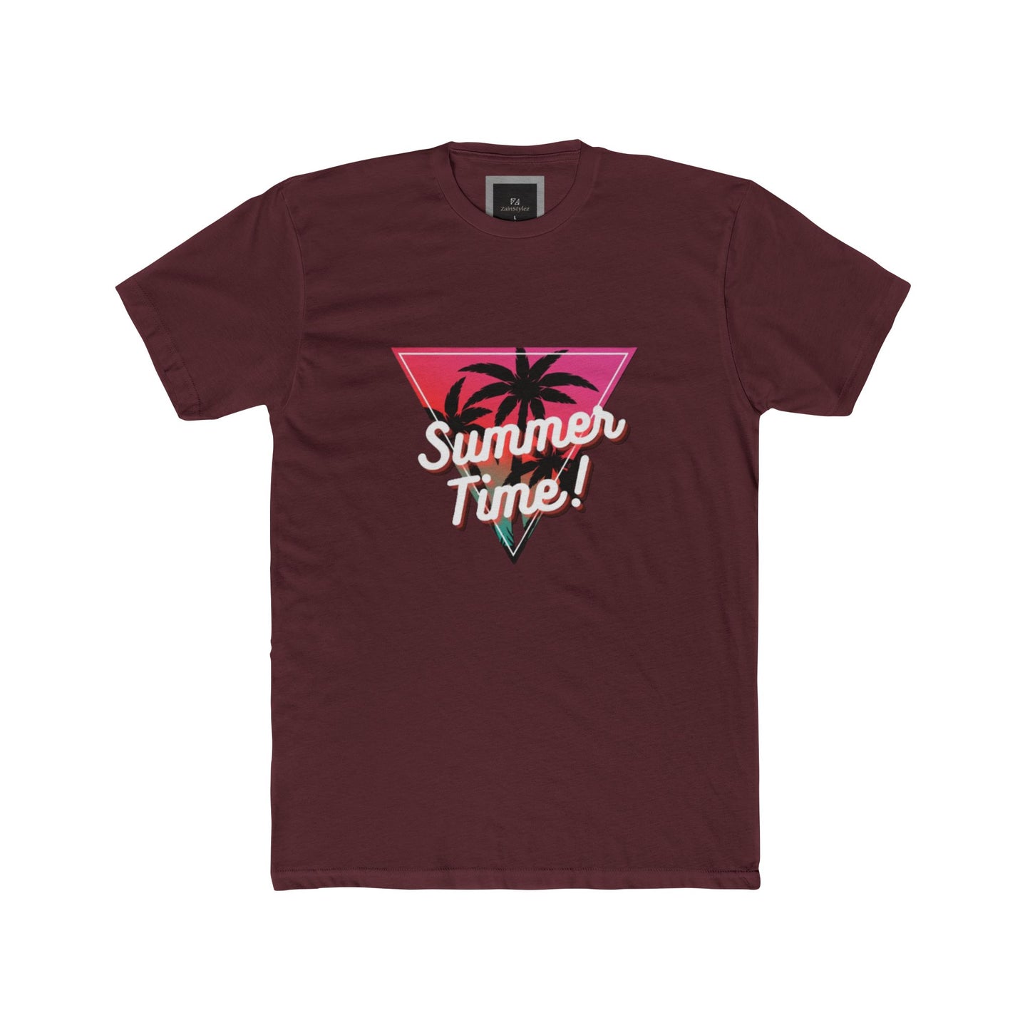Summer Time Cotton Crew Tee