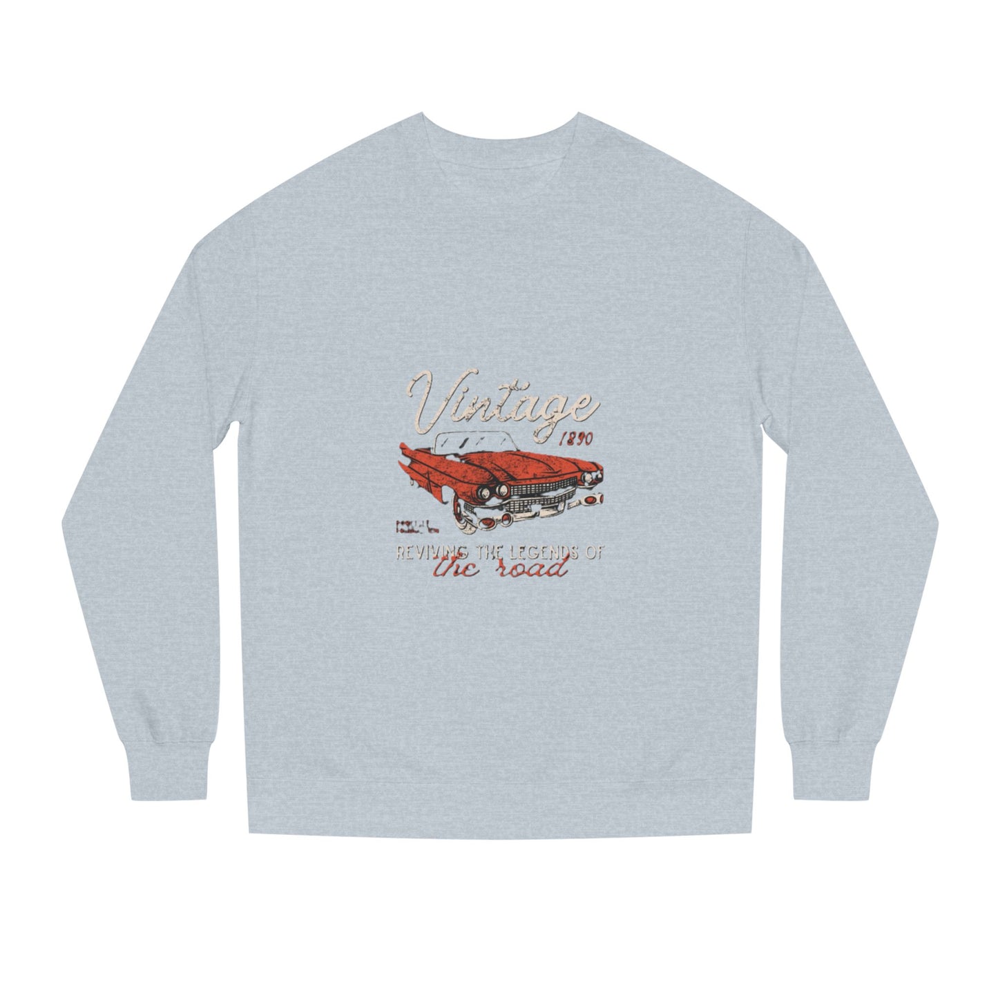 Vintage Car Crew Neck Sweatshirt - Retro Auto Design, Gift for Car Enthusiasts, Classic Car Lover, Vintage Apparel