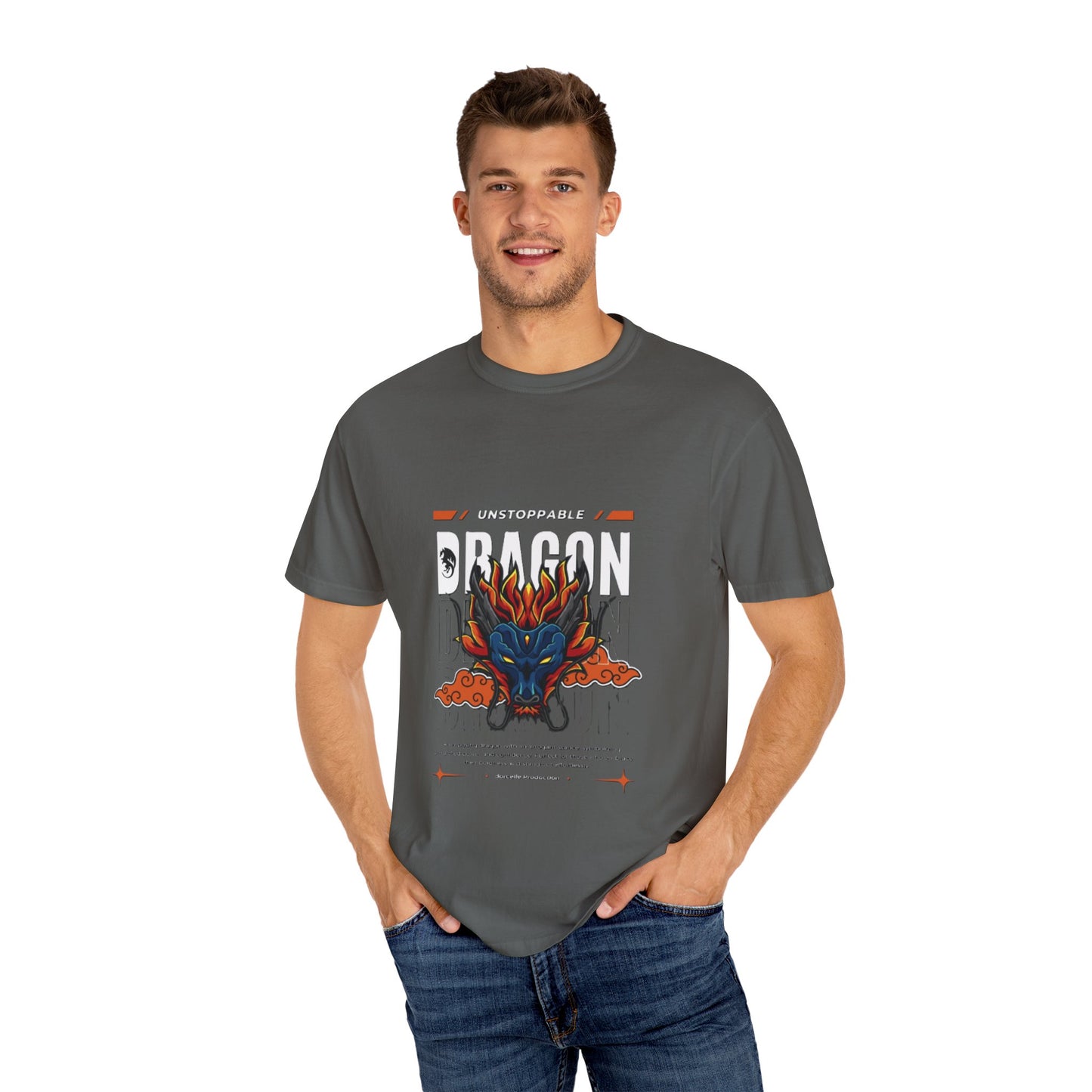 Unstoppable Dragon T-Shirt, Cool Graphic Tee, Gift for Anime Fans, Casual Wear, Unique Dragon Art, Streetwear Style