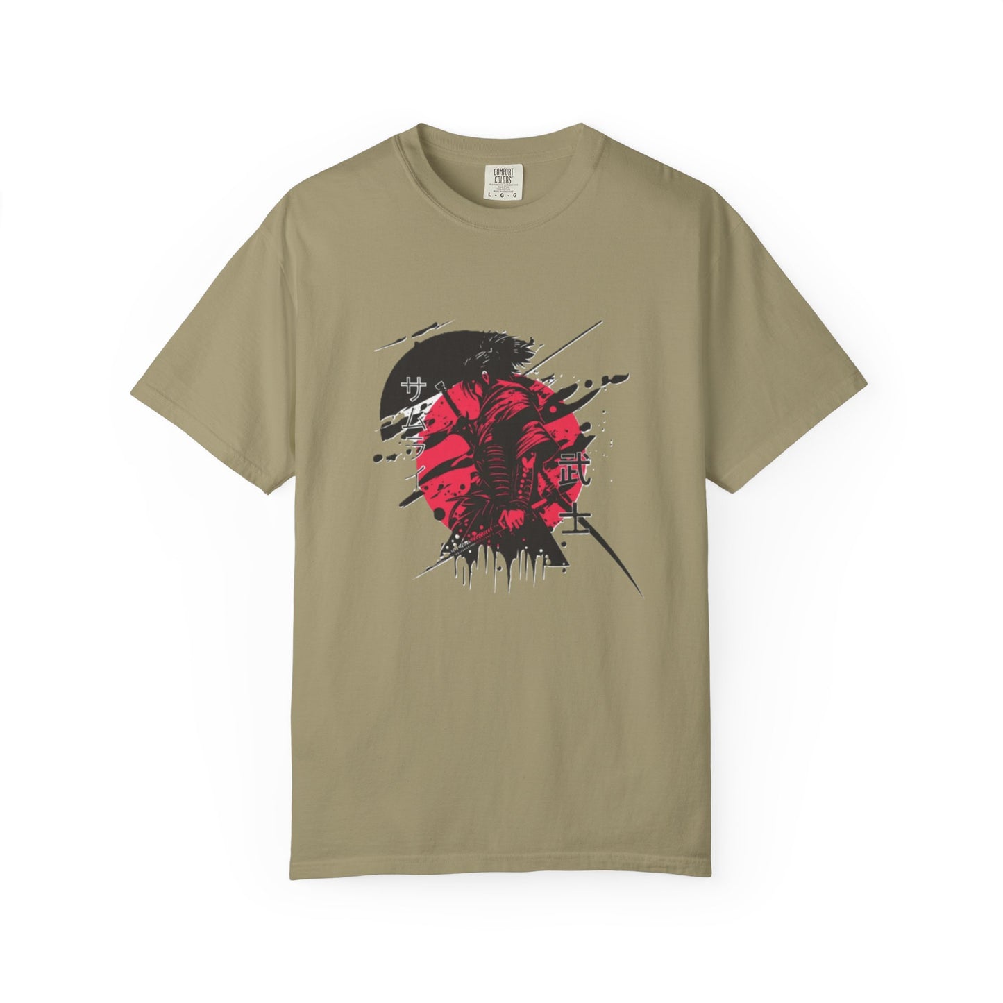 Garment-Dyed Graphic Tee, Artistic Casual Wear for Nature Lovers, Cool Summer Tee, Unique Gift for Art Enthusiasts, Streetwear