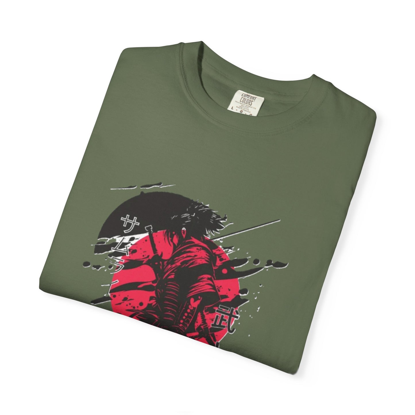 Garment-Dyed Graphic Tee, Artistic Casual Wear for Nature Lovers, Cool Summer Tee, Unique Gift for Art Enthusiasts, Streetwear
