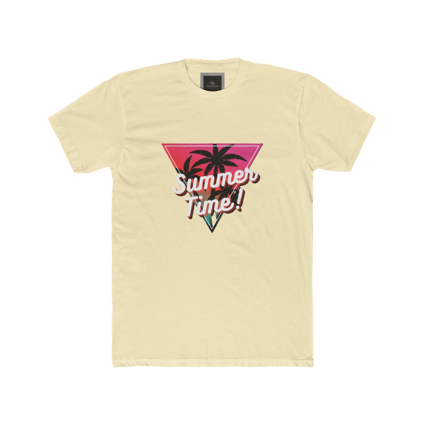 Summer Time Cotton Crew Tee
