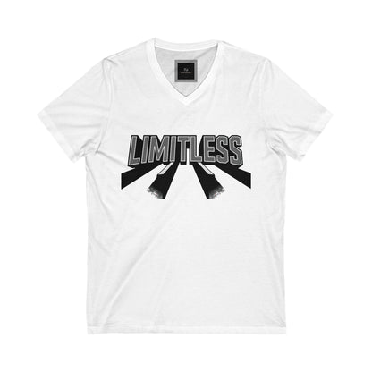 Limitless V-Neck Tee, Inspirational Shirt, Motivational Gift, Everyday Wear, Casual Style