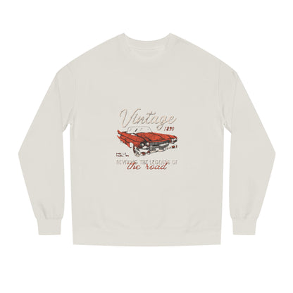 Vintage Car Crew Neck Sweatshirt - Retro Auto Design, Gift for Car Enthusiasts, Classic Car Lover, Vintage Apparel