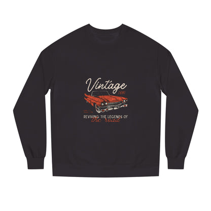 Vintage Car Crew Neck Sweatshirt - Retro Auto Design, Gift for Car Enthusiasts, Classic Car Lover, Vintage Apparel