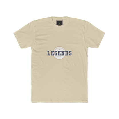 Legends Cotton Crew Tee, Casual Graphic Tee, Sports Fan Shirt, Gift for Him, Vintage Style T-shirt