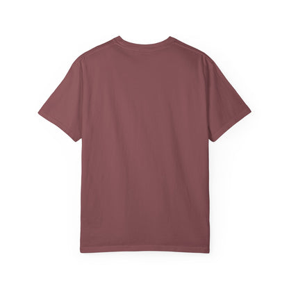 Garment-Dyed Graphic Tee, Artistic Casual Wear for Nature Lovers, Cool Summer Tee, Unique Gift for Art Enthusiasts, Streetwear