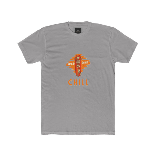 Chill Vibes Cotton Crew Tee, Relaxed Comfort T-Shirt, Casual Wear, Summer Style, Gift for Friends