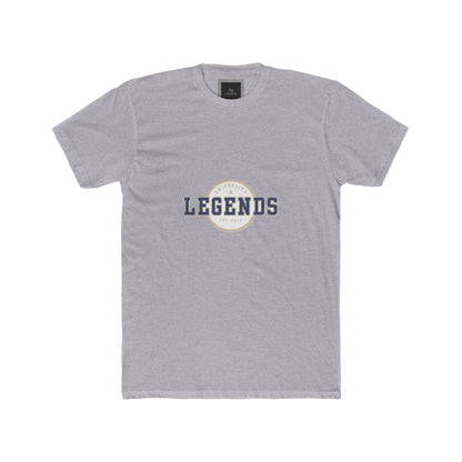 Legends Cotton Crew Tee, Casual Graphic Tee, Sports Fan Shirt, Gift for Him, Vintage Style T-shirt