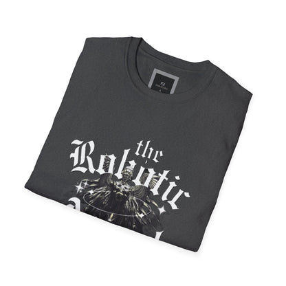 Gothic Graphic Tee | The Robotic Angel | Softstyle T-Shirt | Vintage Streetwear | Art Lover Gift | Casual Outfit Essential