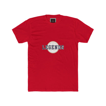 Legends Cotton Crew Tee, Casual Graphic Tee, Sports Fan Shirt, Gift for Him, Vintage Style T-shirt