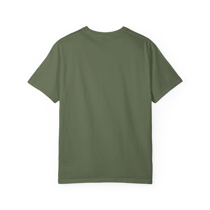 Garment-Dyed Graphic Tee, Artistic Casual Wear for Nature Lovers, Cool Summer Tee, Unique Gift for Art Enthusiasts, Streetwear