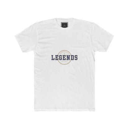 Legends Cotton Crew Tee, Casual Graphic Tee, Sports Fan Shirt, Gift for Him, Vintage Style T-shirt