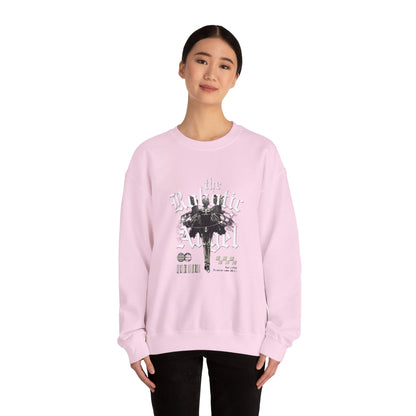 Robotic Angel Sweatshirt, Cozy Crewneck, Unique Graphic Sweatshirt, Perfect Gift, Trendy Streetwear, Perfect for Every Season