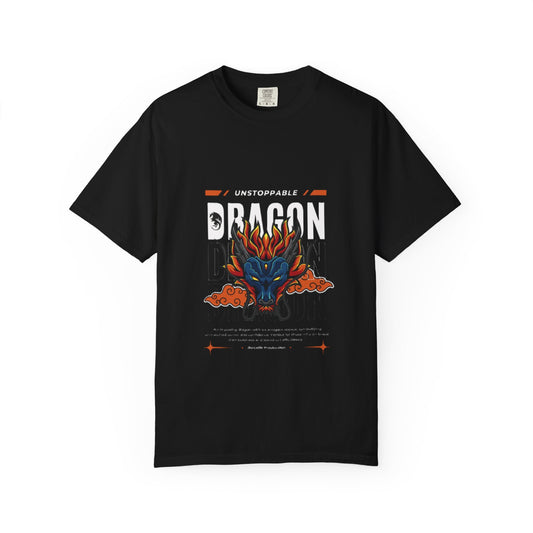 Unstoppable Dragon T-Shirt, Cool Graphic Tee, Gift for Anime Fans, Casual Wear, Unique Dragon Art, Streetwear Style
