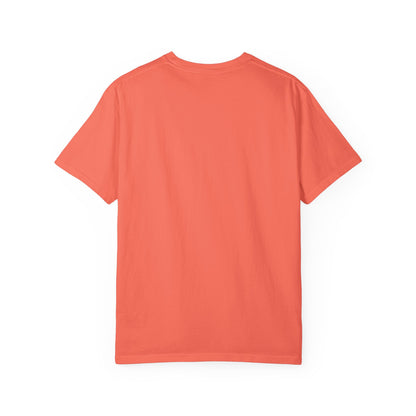 Garment-Dyed Graphic Tee, Artistic Casual Wear for Nature Lovers, Cool Summer Tee, Unique Gift for Art Enthusiasts, Streetwear