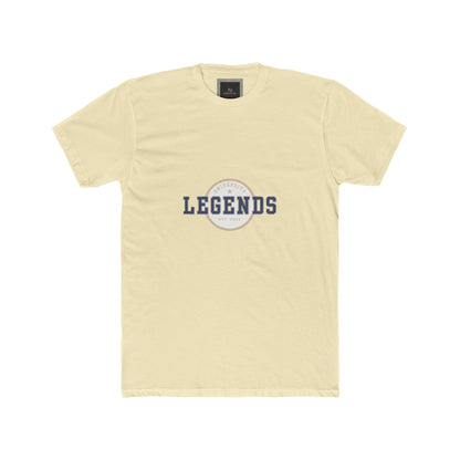 Legends Cotton Crew Tee, Casual Graphic Tee, Sports Fan Shirt, Gift for Him, Vintage Style T-shirt