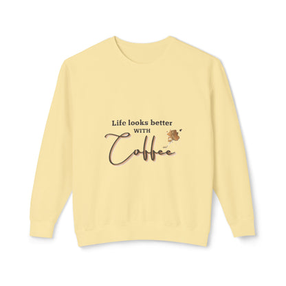 Coffee Lovers Sweatshirt - Cozy Gift for Caffeine Enthusiasts, Ideal for Relaxed Days, Birthdays, and Coffee-Themed Parties