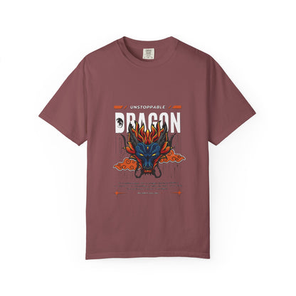 Unstoppable Dragon T-Shirt, Cool Graphic Tee, Gift for Anime Fans, Casual Wear, Unique Dragon Art, Streetwear Style