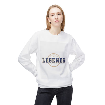 Legends Crewneck Sweatshirt | Unisex Midweight Fleece, Cozy Gift for Family, Perfect for Casual Wear, Athletes, Sports Events, Birthdays