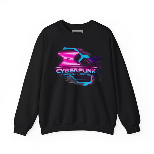 Futuristic Cyberpunk Sweatshirt,Crewneck, Streetwear, Gift for Tech Enthusiasts, Cozy Apparel