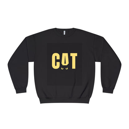 Playful Cat Crewneck Sweatshirt, Cozy Sweatshirt for Cat Lovers, Cute Animal Gift, Fall Fashion, Pet Lover Apparel