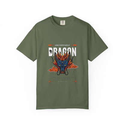 Unstoppable Dragon T-Shirt, Cool Graphic Tee, Gift for Anime Fans, Casual Wear, Unique Dragon Art, Streetwear Style