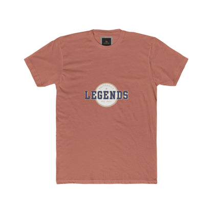 Legends Cotton Crew Tee, Casual Graphic Tee, Sports Fan Shirt, Gift for Him, Vintage Style T-shirt