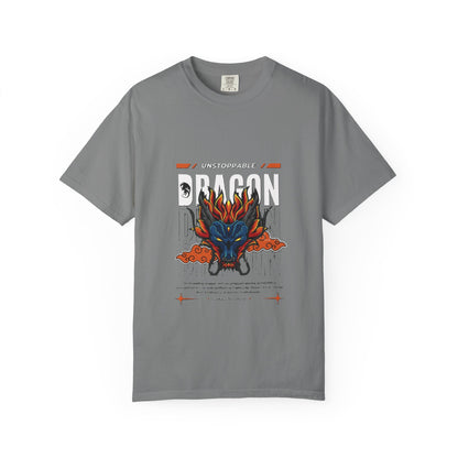 Unstoppable Dragon T-Shirt, Cool Graphic Tee, Gift for Anime Fans, Casual Wear, Unique Dragon Art, Streetwear Style